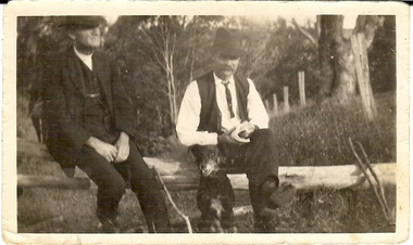 Photograph - BASIL MILLER COLLECTION: 2 MEN