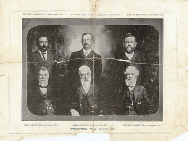 Photograph - SIX DIRECTORS OF NEW MOON COMPAN Y, 1906