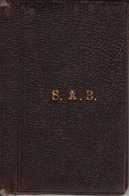 Book - BUSH COLLECTION: LEATHER WALLET (S.A.BUSH), ca. 1880