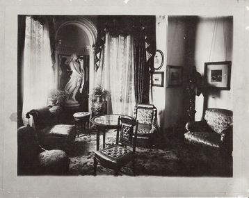 Photograph - FORTUNA COLLECTION: DRAWING ROOM? FORTUNA VILLA, c.1900