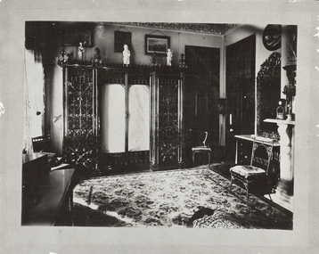 Photograph - FORTUNA COLLECTION: GEORGE LANSELL'S BEDROOM, FORTUNA VILLA, c1900