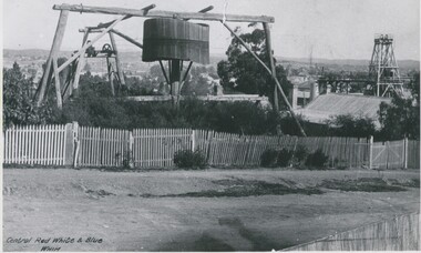 Photograph - EADIES WHIM AT CENTRAL REED, WHITE AND BLUE MINE, 1910 - 1914