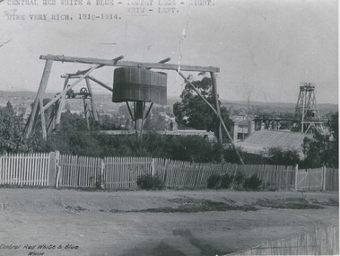 Photograph - EADIES WHIM AT CENTRAL RED WHITE AND BLUE MINE