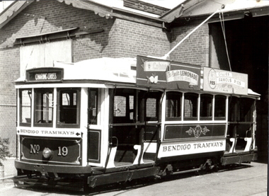 Photograph - BASIL MILLER COLLECTION: TRUCK CAR TRAM