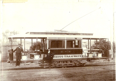 Photograph - BASIL MILLER COLLECTION: ELECTRIC TRAM, early 1900 's ?