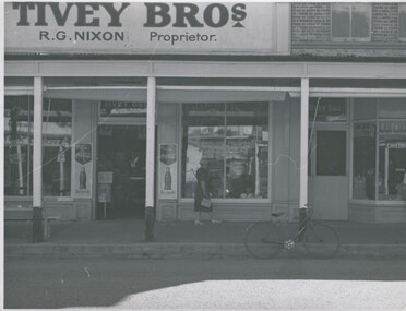 Photograph - SHOPS WITH VERANDAH, INGLEWOOD, 1950's