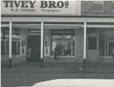 Photograph - SHOPS WITH VERANDAH, INGLEWOOD, 1950's