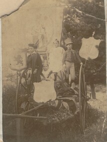 Photograph - EASTER FAIR, JUVENILE FIRE BRIGADE, c1890's