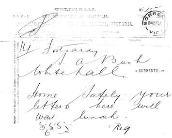 Document - BUSH COLLECTION: ASSORTED CORRESPONDENCE RE BUSH FAMILY, a:1904 b: 1912?