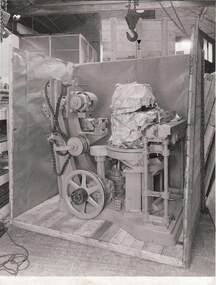 Photograph - COHN BROS: LARGE MACHINE IN WOODEN CRATE