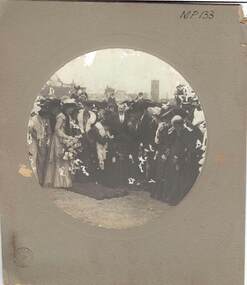 Photograph - PRESENTATION OF FLOWERS, TOWN HALL BENDIGO, c.1900