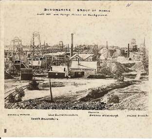 Photograph - DEVONSHIRE GROUP OF MINES, ~1896