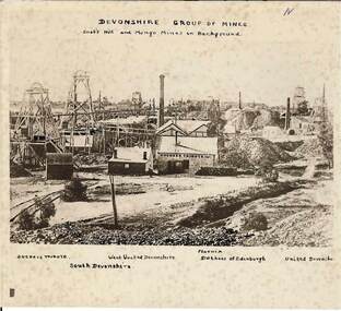 Photograph - DEVONSHIRE GROUP OF MINES,1896