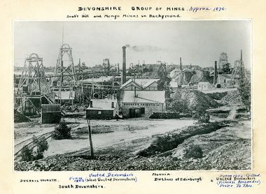 Photograph - SNOBS HILL AND MUNGO MINE IN BACKGROUND, 1876