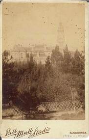 Photograph - BENDIGO POST OFFICE, 1880 - 1890