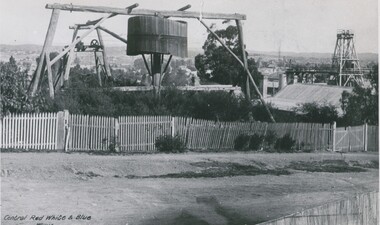 Photograph - CENTRAL RED, WHITE AND BLUE  BLUE MINE