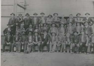 Photograph - SOUTH NEW MOON MINE - WORKERS, 1906 ?