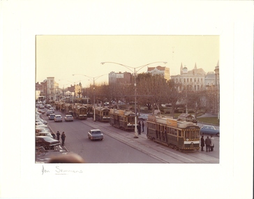 Photograph - BASIL MILLER COLLECTION: TRAMS ON PALL MALL