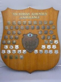 Award - VICTORIAN RAILWAYS AMBULANCE SHIELD, 1927