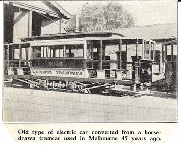 Photograph - BASIL MILLER COLLECTION: TRAM NUMBER 15