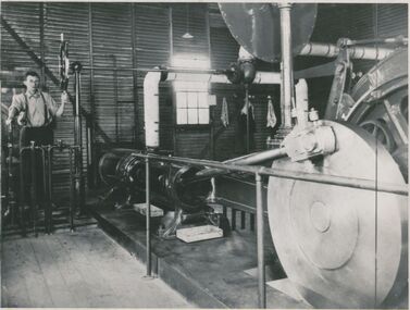Photograph - CENTRAL DEBORAH WINDING MACHINE, 1941 approx