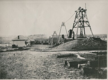 Photograph - GREAT EXTENDED HUSTLERS MINE, 1875