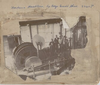 Photograph - FORTUNA COLLECTION: FORTUNA HUSTLERS WINDING MACHINE, 1910 ?