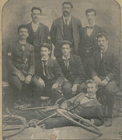 Photograph - BENDIGO CYCLING CLUBS, 1897