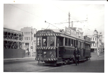 Photograph - BASIL MILLER COLLECTION: NUMBER 2 TRAM, MITCHELL STREET