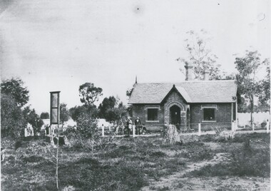 Photograph - SEXTON'S COTTAGE: WHITE HILLS CEMETERY, 1861