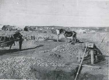 Photograph - MINING LANDSCAPE, 1861