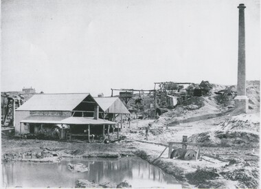 Photograph - MINING LANDSCAPE, 1961