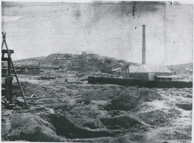Photograph - MINING LANDSCAPE, 1861