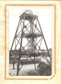 Photograph - BASIL MILLER COLLECTION: TRAM PASSING POPPET HEAD