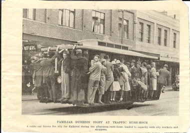 Photograph - BASIL MILLER COLLECTION: CABLE CAR - NEW ZEALAND