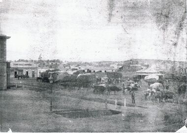 Photograph - MARKET SQUARE 1861, 1861