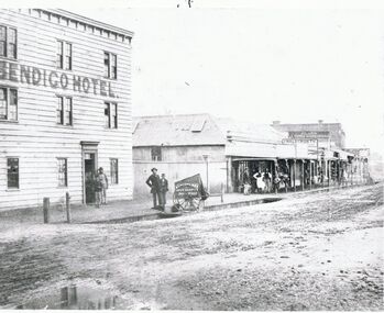 Photograph - BRIDGE STREET: SANDHURST, 1861