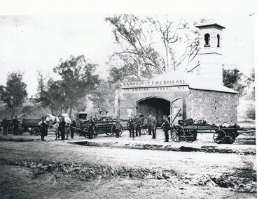 Photograph - SANDHURST FIRE BRIGADE, 1861