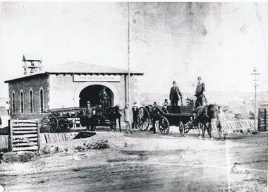Photograph - FIRE BRIGADE: SANDHURST, 1861
