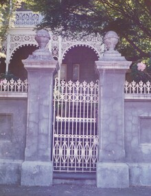 Photograph - HOUSE GATE  'ILLIRA': FOREST STREET, 1980's ?