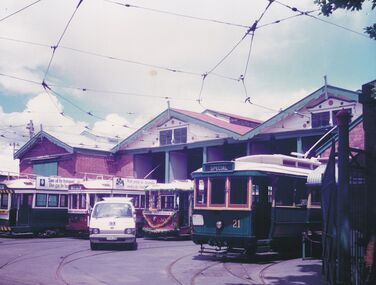 Photograph - BENDIGO TRAM DEPOT, 1980's ?