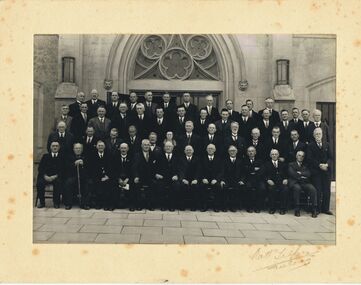 Photograph - MALE GROUP PHOTO, C 1940