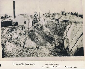 Photograph - LANSELL'S 180 CLAIM, approx. 1875