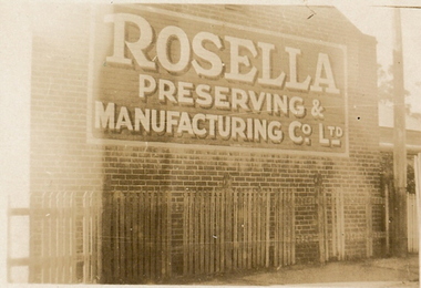 Photograph - ROSELLA PRESERVING COMPANY