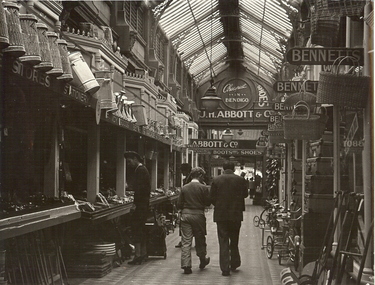 Photograph - BENNETT'S ARCADE: BENDIGO, 1950 ?
