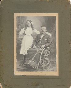 Photograph - FATHER AND DAUGHTER PORTRAIT, 1900 - 1912 ?