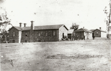 Photograph - POLICE BARRACKS, C 1861