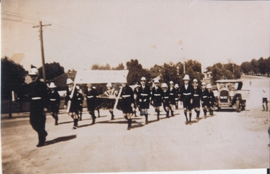 Photograph - ABATTOIRS JUNIOR FIRE BRIGADE, approx. 1933