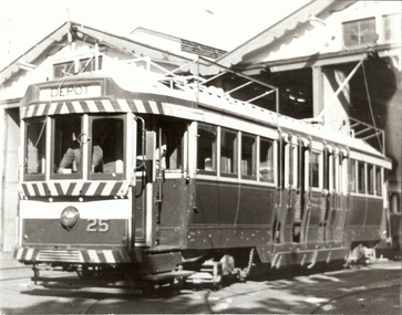 Photograph - BASIL MILLER COLLECTION: NO 25 TRAM