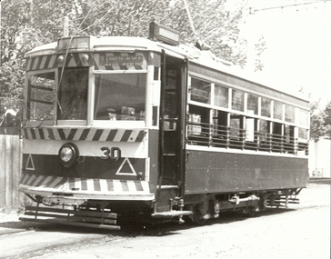 Photograph - BASIL MILLER COLLECTION: NO 30 TRAM